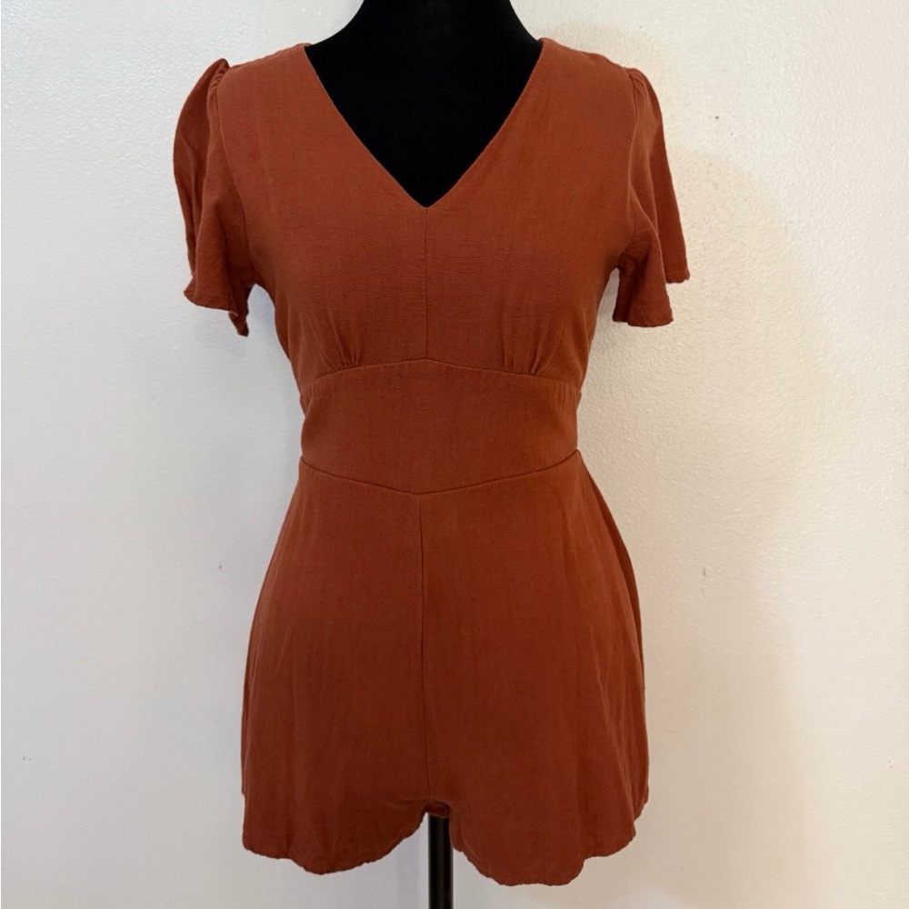GB Girls Rust Orange Jumpsuit